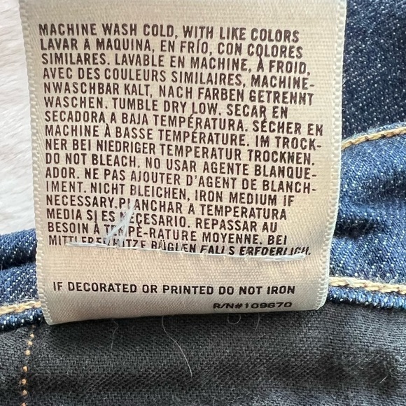 Citizen of Humanity Kelly Low Waist Cropped Capri Jeans Size 26 - Picture 8 of 9